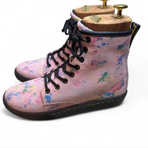Dr Martens Sheridan Confetti Suede Boots - Picture 1 of 8